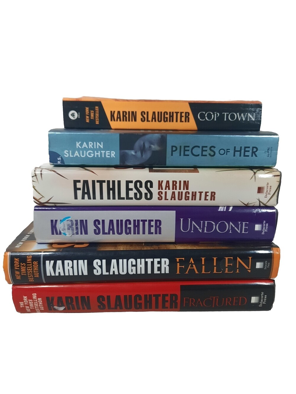 Karin Slaughter Books Cop Town Pieces Of Her Faithless Undone Fallen Fractured